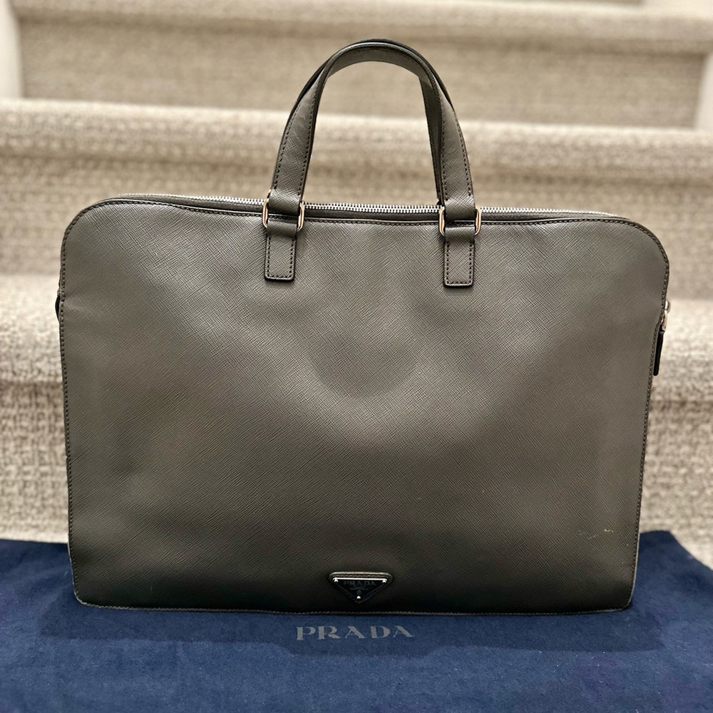 PRADA Leather Briefcase